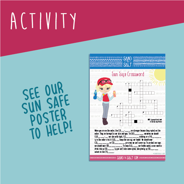 Children’s activity crossword available to premium members to download