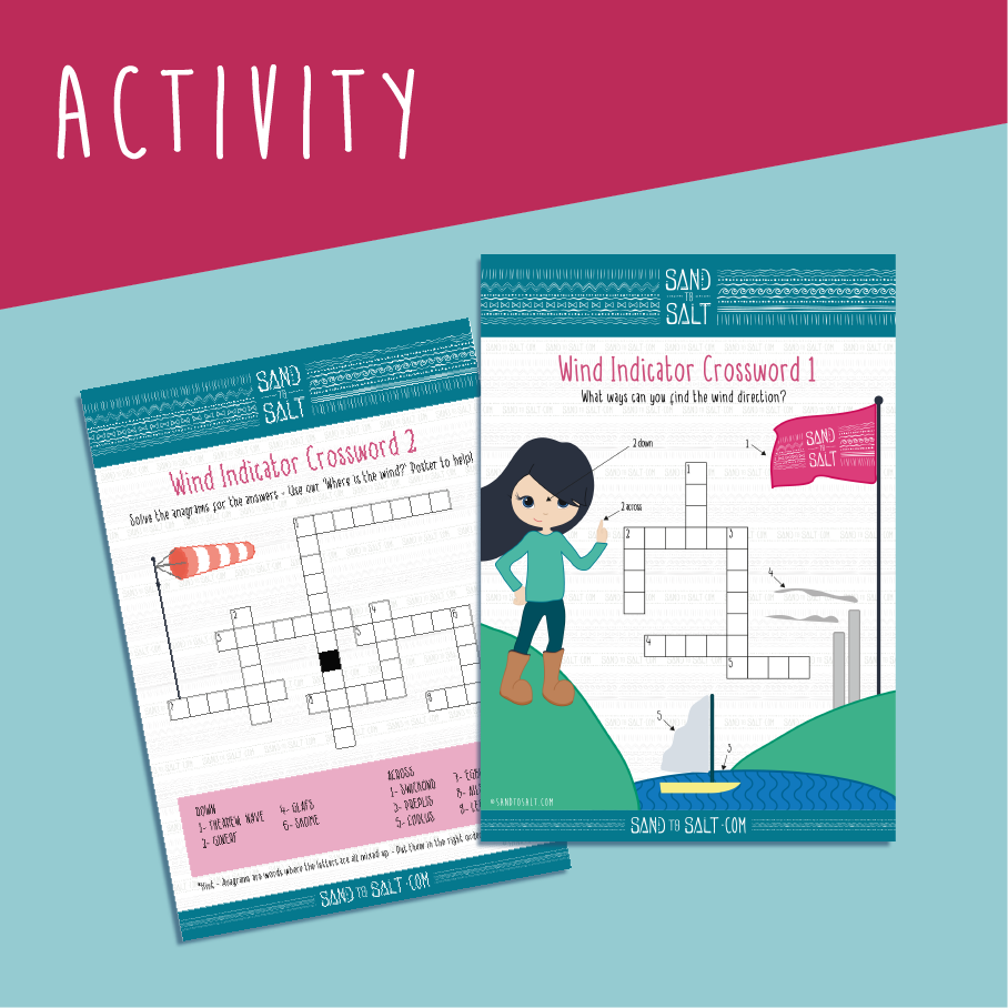 'Wind Indicators' crossword activity for premium members.