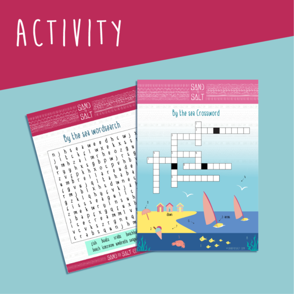 By the sea puzzles for Children