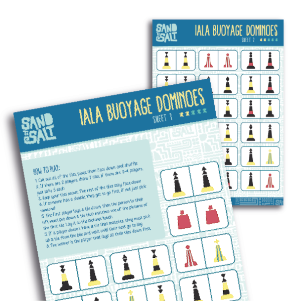 IALA BUOYS GAME - DOMINOES. FUN GAME FROM SAND TO SALT!