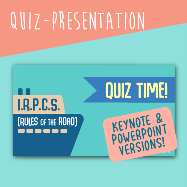 IRPCS Colregs basics Quiz in powerpoint or keynote from sandtosalt.com