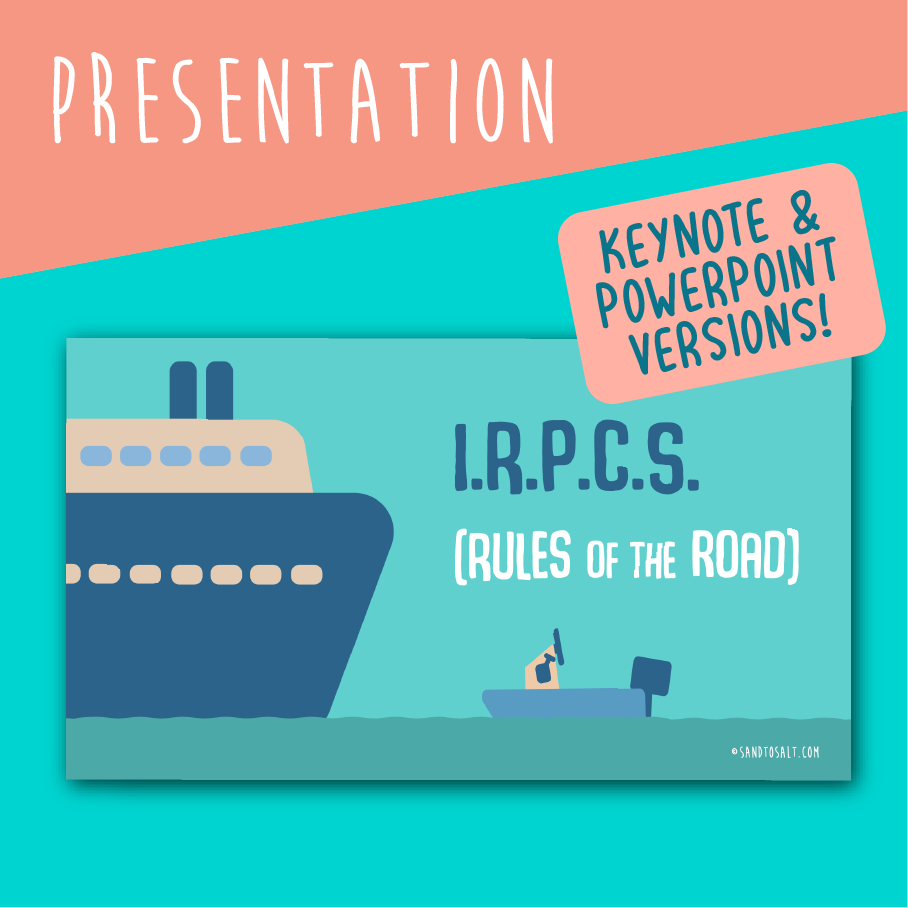 IRPCS \ Colregs basics presentation in powerpoint or keynote from sandtosalt.com