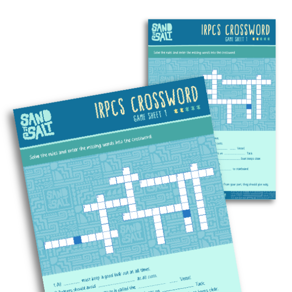 IRPCS PUZZLE - crossword testing colregs from sandtosalt.com
