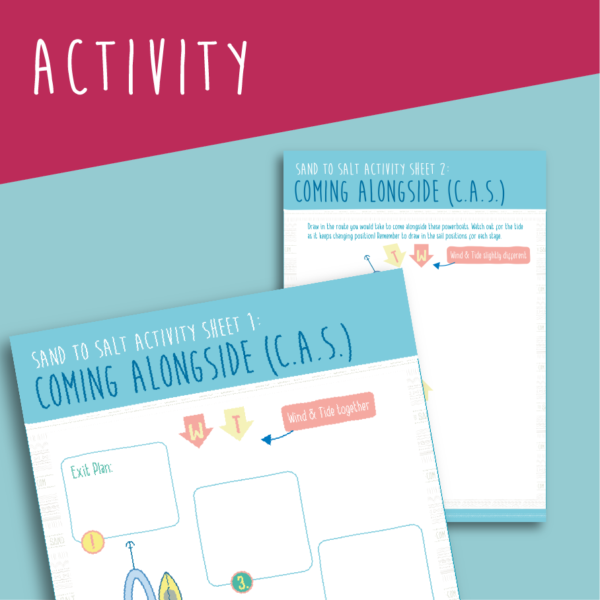 Learn how to come alongside a moored or anchored boat in a sailing boat for your RYALevel 2 dinghy sailing with these fun activity sheets from Sandtosalt.com