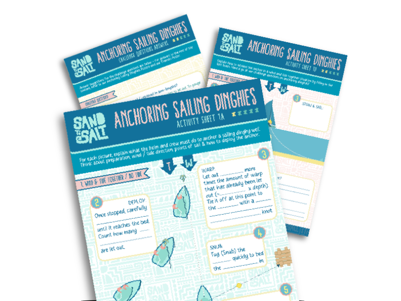 Anchoring Dinghies Activity Sheets 1