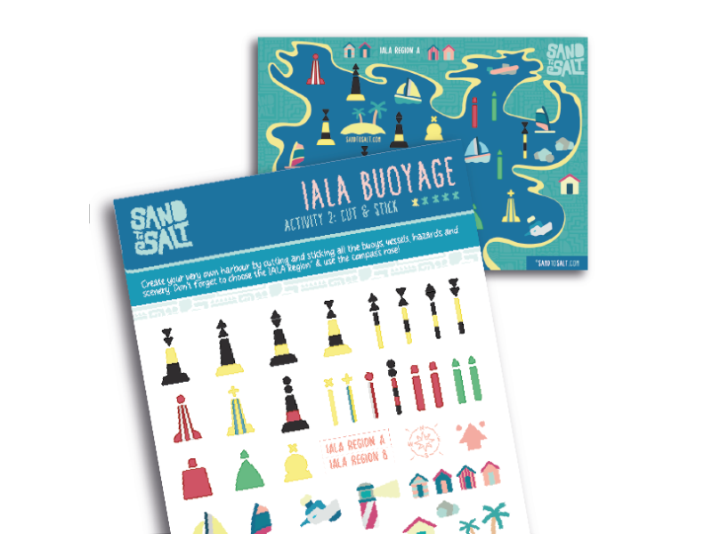 IALA Buoyage Cut & Stick Harbour