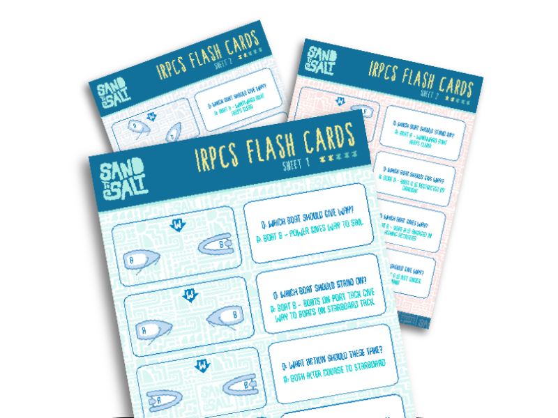 IRPCS Colregs Flash Cards
