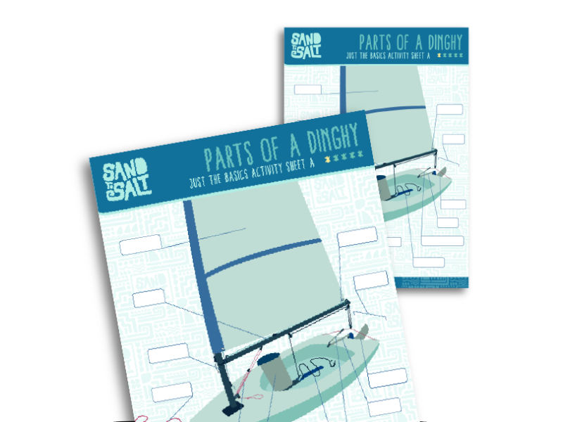 Sailing Dinghy Parts Activity Sheet 1