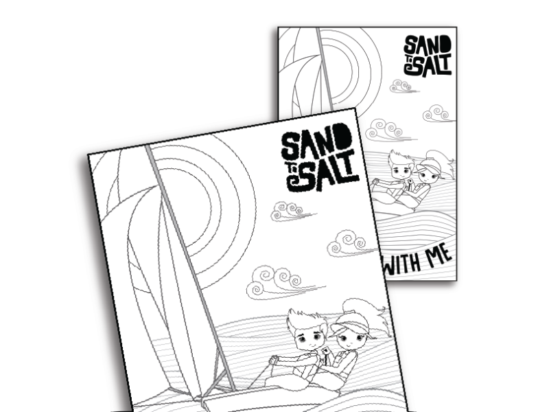 Sailing Colouring Sheet